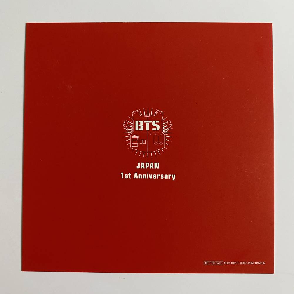 BTS '1ST JAPAN ANNIVERSARY - FOR YOU' HANDSHAKE EVENT PHOTOCARD